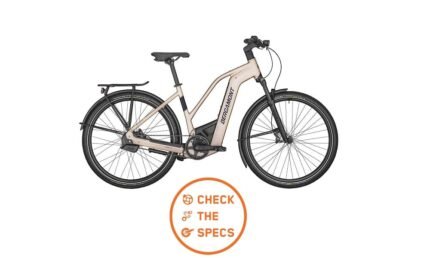 VTC Électrique Bergamont E-HORIZON PREMIUM PRO BELT LADY 2022 rose gold A01